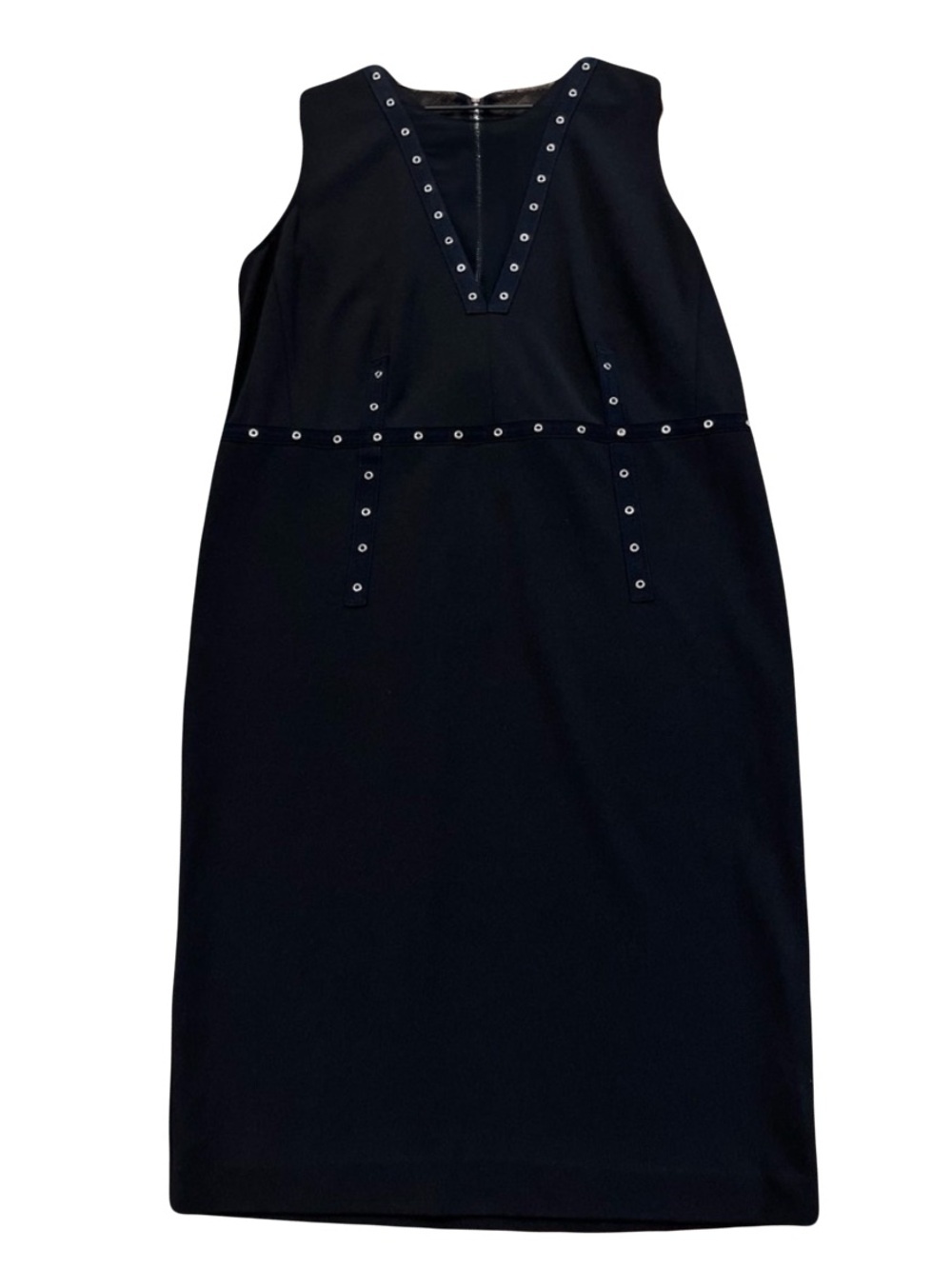 Rachel Roy Dress - Women’s 0X Black - Shift V-neck Sleeveless